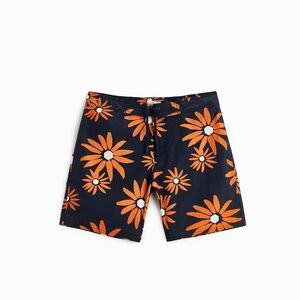 Zara floral swim shorts